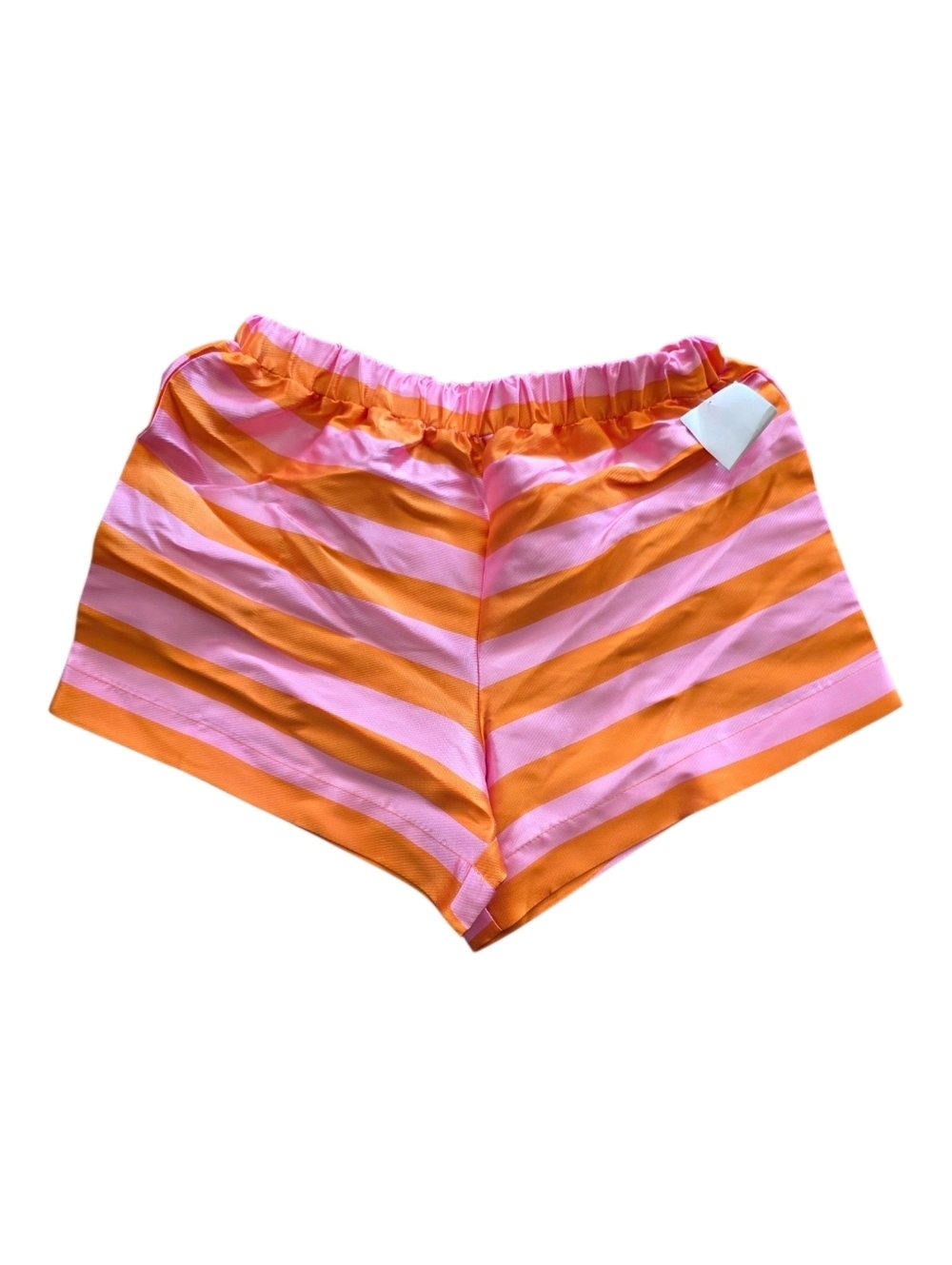 Habitual Girl Bright Pink and Orange Striped Summer Shorts Teen 14